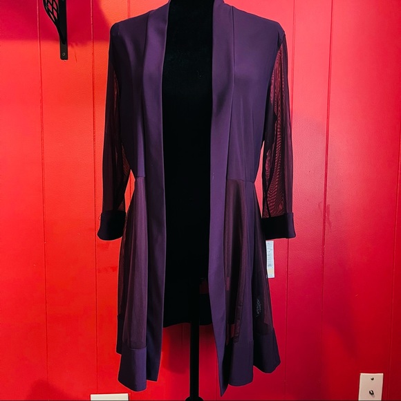 Stylish R&M Collection Purple Cardigan – Women’s Size | Elegant & Cozy - Picture 1 of 5